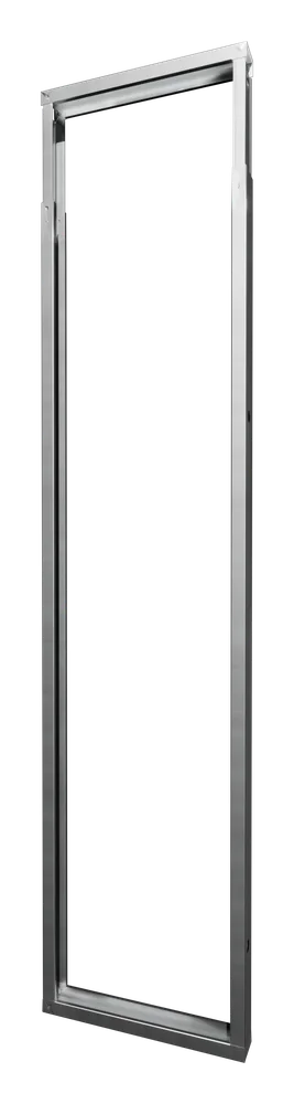 Plný panel VARYX WALL 625 mm, teleskopický ocelový rám z profilů C89, roztažený stav