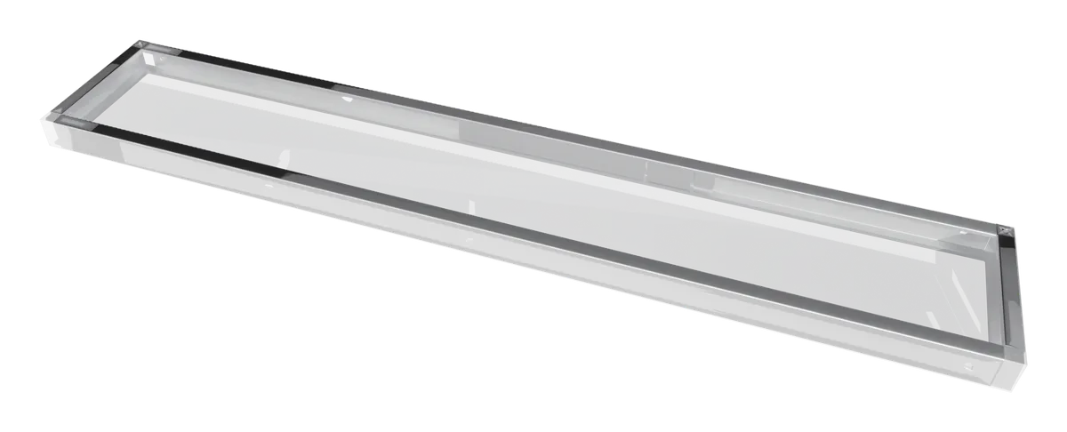 Zabalený vymezovací panel VARYX WALL ve fólii s přibalenou krabičkou spojovacího materiálu